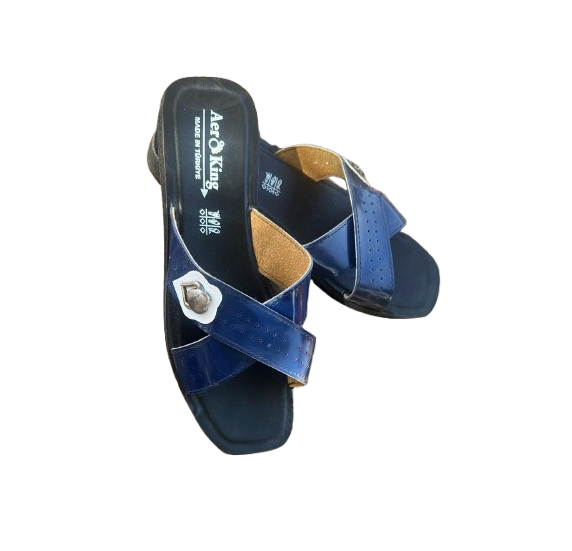 Glittery Embellished Slippers 061