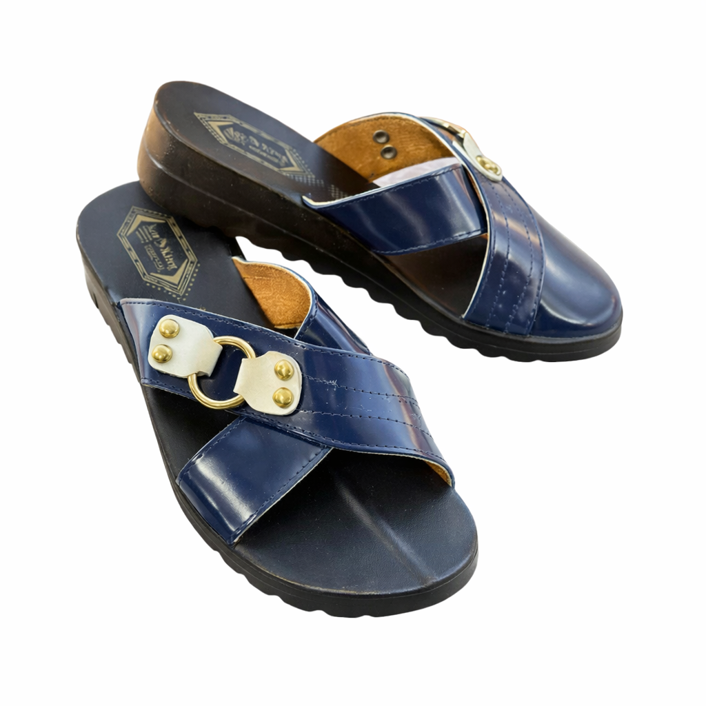 Glittery Embellished Slippers 64