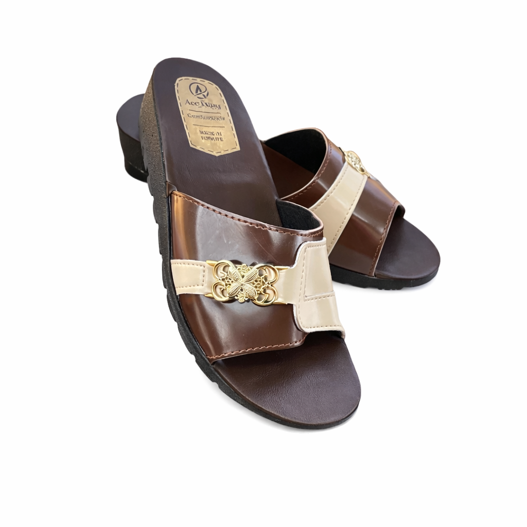 Glittery Embellished Slippers 071