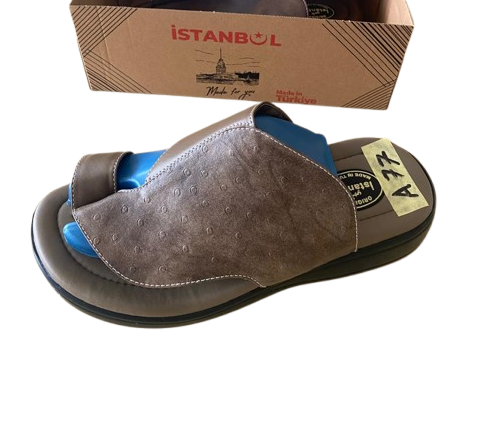 Leather Men's Slippers 068