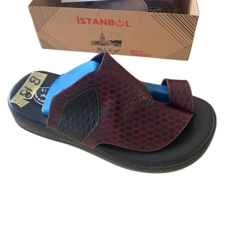 Leather Men's Slippers 070