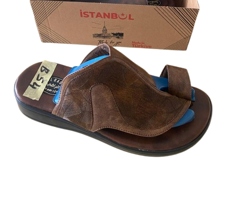 Leather Men's Slippers 096